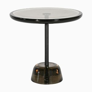 Low Light Grey Black Pina Side Table by Pulpo