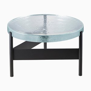 Big Transparent Black Alwa Two Coffee Table by Pulpo
