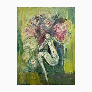 Francesca Owen, Becoming Flower, 2022, Oil on Canvas