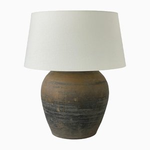 Large Vintage Pot Lamp