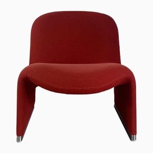 Alky Chair in Red by Giancarlo Piretti