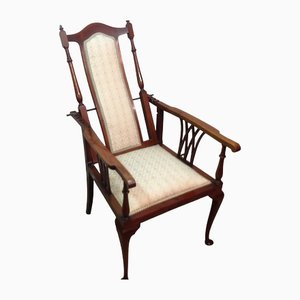 Edwardian Lounge Chair in Mahogany