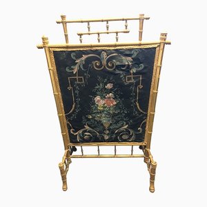 Chinoiserie Screen in faux Bamboo