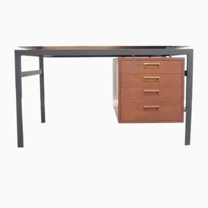 Mid-Century Architekten Schreibtisch aus Teak, 1960er