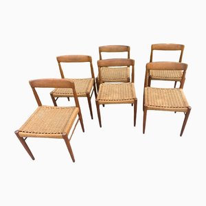 Danish Bramin Dining Chairs in Teak, Set of 6