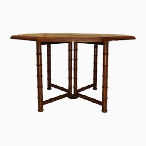 Octagonal Bamboo Safari Dining Table from Galerie Leader of France