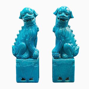 Vintage Hundestatuen, 1940er, 2er Set