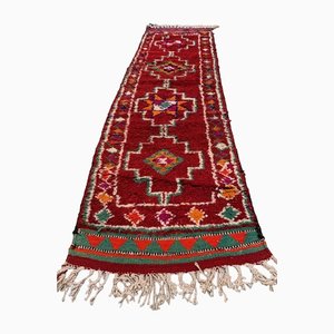 Tapis de Couloir Vintage Fait Main en Laine, Turquie