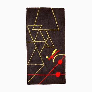 Contemporary French Hooked Rug, 2021