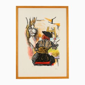 R. Guttuso, Abstract Composition, 1980s, Color Lithograph