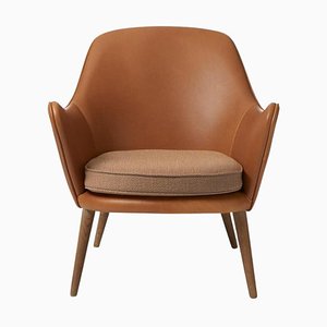 Silk Camel / Latte Dwell Lounge Chair by Warm Nordic