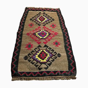 Kleiner türkischer anatolischer Vintage Kelim Teppich