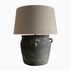 Vintage Ceramic Pot Lamp
