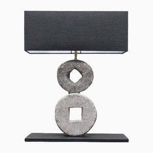 Double Mill Stone Lamp