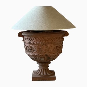 19th Century Italian Terracotta Lamp