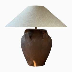 Vintage Terracotta Pot Table Lamp