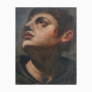 Carneo il Vecchio, Ritratto di un uomo, olio su carta, 1500