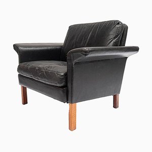 Vintage Leather Chair by Hans Olsen