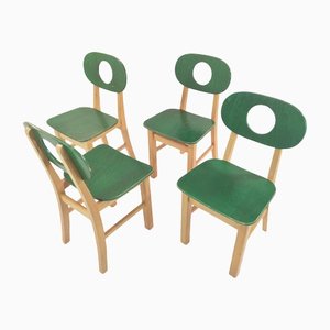 Scandinavian Children's Chairs, Set of 4