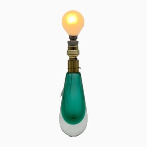 Vintage Tischlampe aus Muranoglas von Seguso Bolino Company, 1960