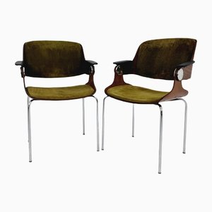 Vintage Space Age Armchairs by Eugen Schmidt, 1970, Set of 2