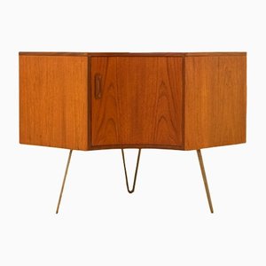 Small Mid-Century Corner Cabinet in Teak by Victor Wilkins for G-Plan