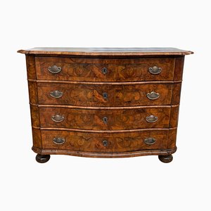 French Chest of Drawers with Serpentine Front, 1700s