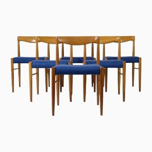 Danish Oak Dining Chairs by Henry Walter Klein for Bramin, 1960s, Set of 6
