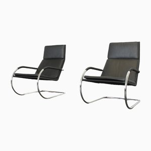 Leather 2-25 Lounge Chairs from Tecta, Set of 2