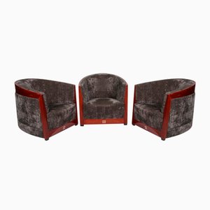 Fauteuils Art Déco avec Table par Frits Schuitema, 1980s, Set de 4
