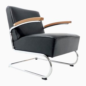 Vintage Model S 411 Armchair from Thonet