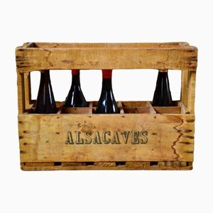 Botellero de madera de Alsacave