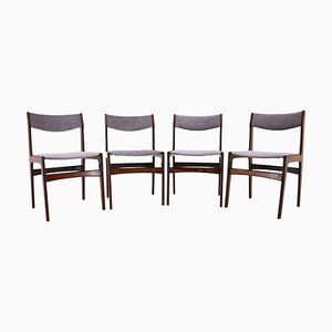 Danish Palisander Dining Chairs, 1960s, Set of 4