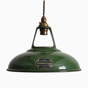 Original antike grüne Coolicon Lampe