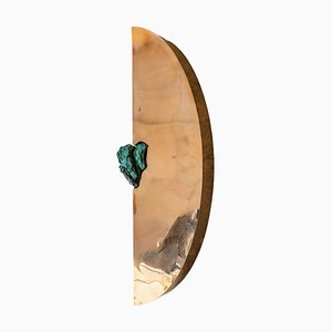 Mobiletto Bow con malachite di Pierre De Valck