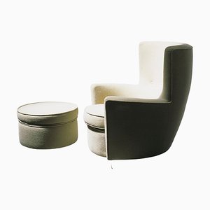 Lounge Chair and Ottoman by Antoni De Moragas Gallissà, Set of 2