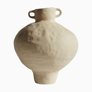 Small Amphora in White Terracotta by Marta Bonilla