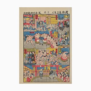 Utagawa Kunisada, Celebrations, Woodblock Print, Late 19th-Century