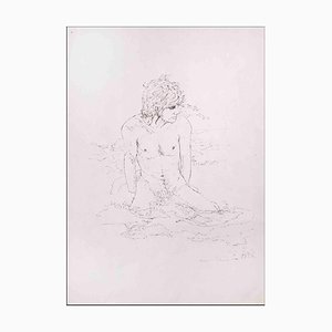 Anthony Roaland, The Boy at the Sea, Dessin Original, 1980