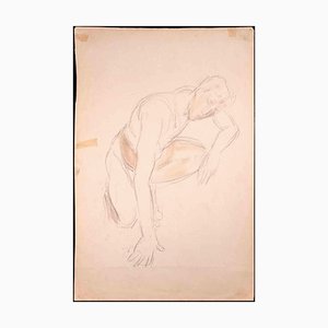 Norbert Meyre, Warm-Up, Disegno a matita, inizio XX secolo