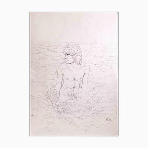 Anthony Roaland, The Boy at the Sea, Disegno originale, 1980