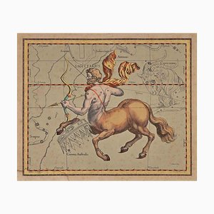 Charles De La Haye, Sagittarius, Original Etching, 18th-Century