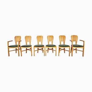 Vintage Scandinavian Dining Chairs by Glostrup Møbelfabrik, 1960s, Set of 6