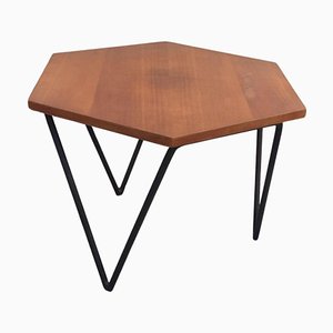 Mesa de centro hexagonal Mid-Century moderna de Gio Ponti, años 50