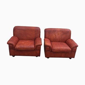 Mid-Century Modern Armchairs in the Style of Paolo Lomazzi, Set of 2