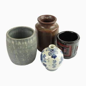 Vases Vintage en Céramique, 1970s