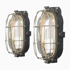 Wall Mounted Bulkhead Light from Siemens & Schuckert, 1930s