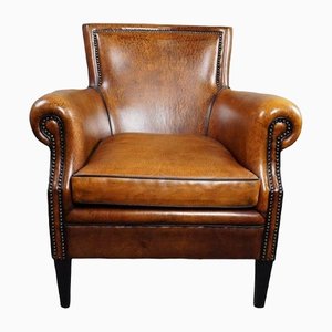 Vintage Club Chair in Sheep Leather