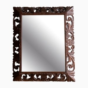 French Fretwork Mirror in Oak