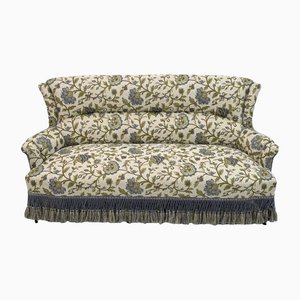 Napoleon III Sofa aus Brokat, 19. Jh